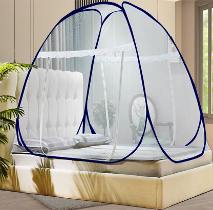 khanjan fashion hub Polyester Kids Washable WHITE mosquito net for door 7 feet machhardani baccha mosquito net wall clip ma Mosquito Net image 1