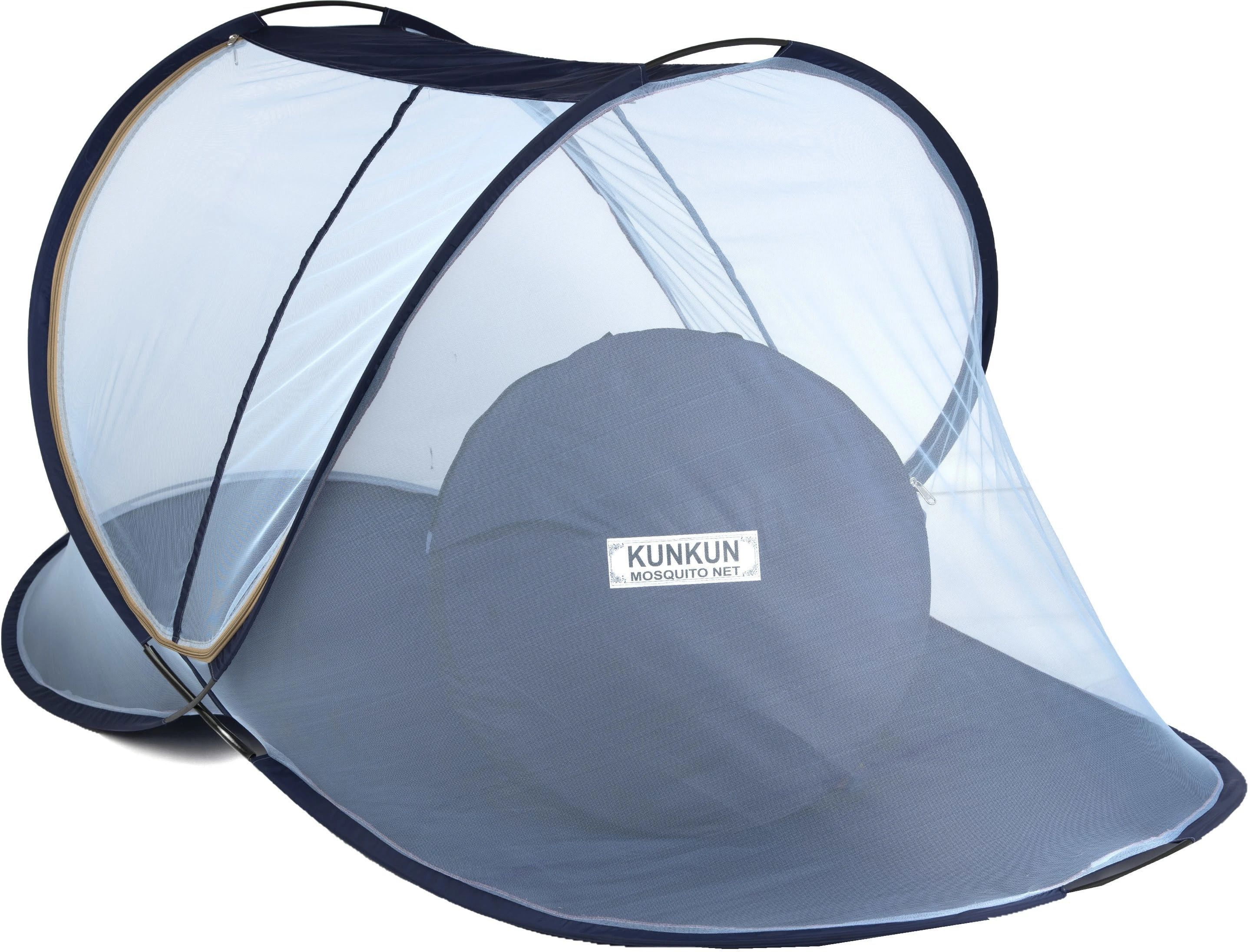 Foldable Premium Quality 215×102×90 Single Bed ( Blue ) Polyester Washable Adults Mosquito Net-image-29