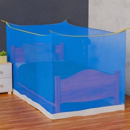 pappu industries Polyester Adults Washable Adults Washable Diamond Mosquito Net Jali Single Bed Macchardani (3.25 x 6.5) Mosquito Net-picture-36