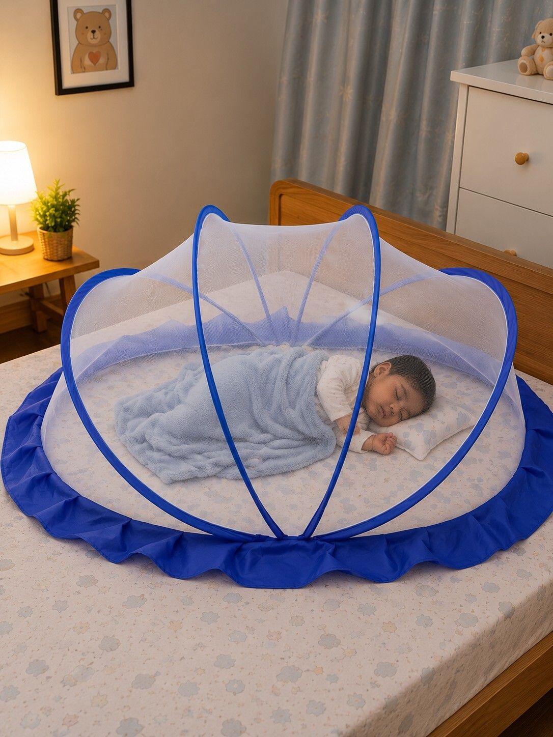 New model baby folding mosquito net HDPE - High Density Poly Ethylene Washable Kids Mosquito Net-image-13