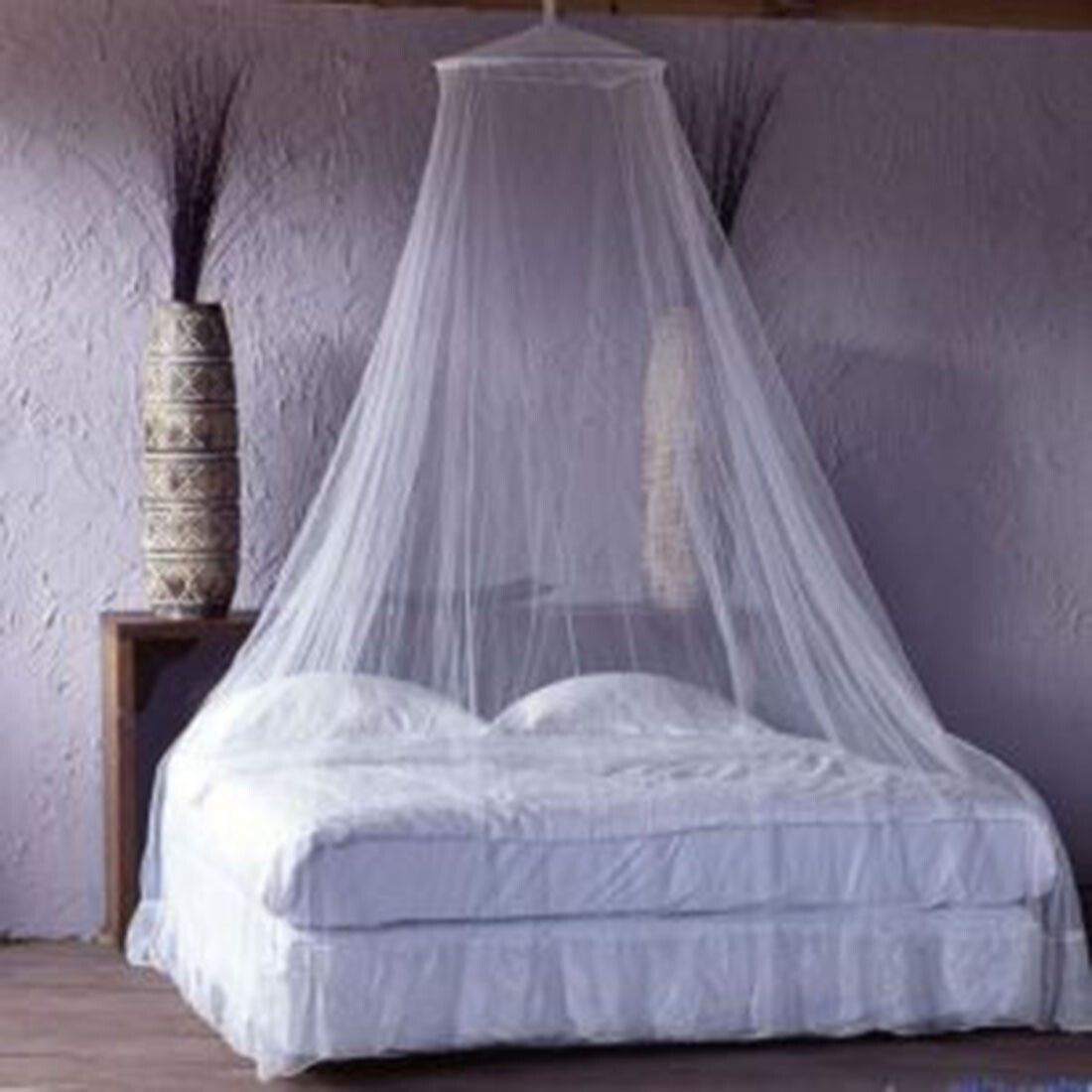 Double bed (Round) HDPE - High Density Poly Ethylene Washable Kids Mosquito Net-image-43