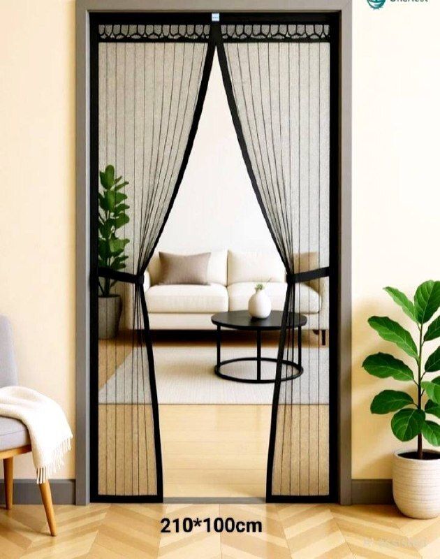 Premium Material Quality DOOR MOSQETO NET 100*210CM BLACK Polyester Washable Infants Mosquito Net-image-37