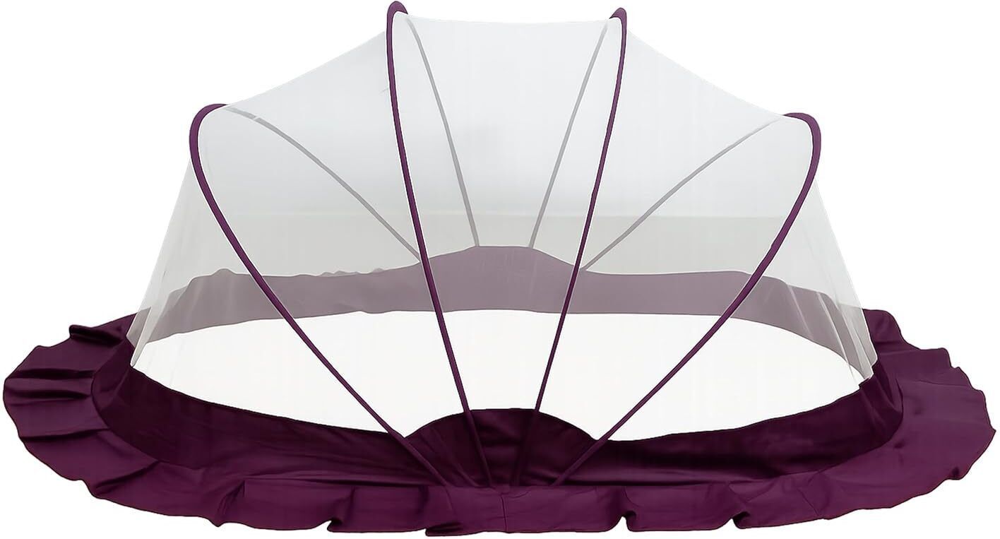 Foldable Baby Mosquito Net I Full Cover Protection for 0-3 Years Kid Nylon Washable Infants Mosquito Net-image-22