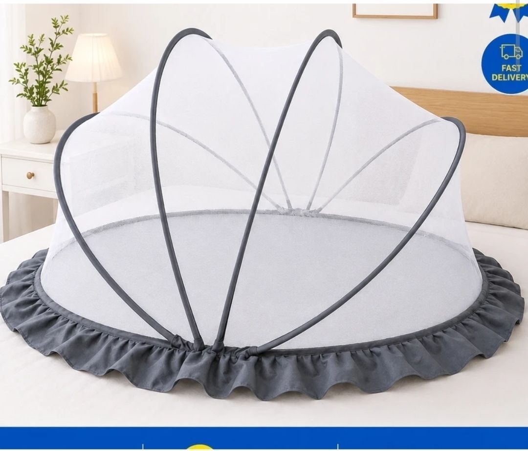 aasthanet Portable Popup Baby Mosquito Net – Foldable Infant Crib with Breathable Mesh Nylon Washable Kids Mosquito Net-picture-20