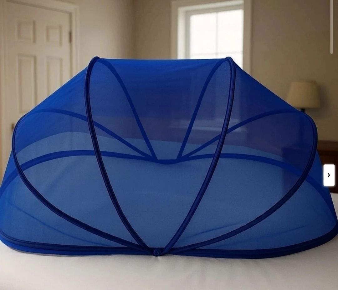 Baby crib full blue HDPE - High Density Poly Ethylene Washable Kids Mosquito Net-image-16