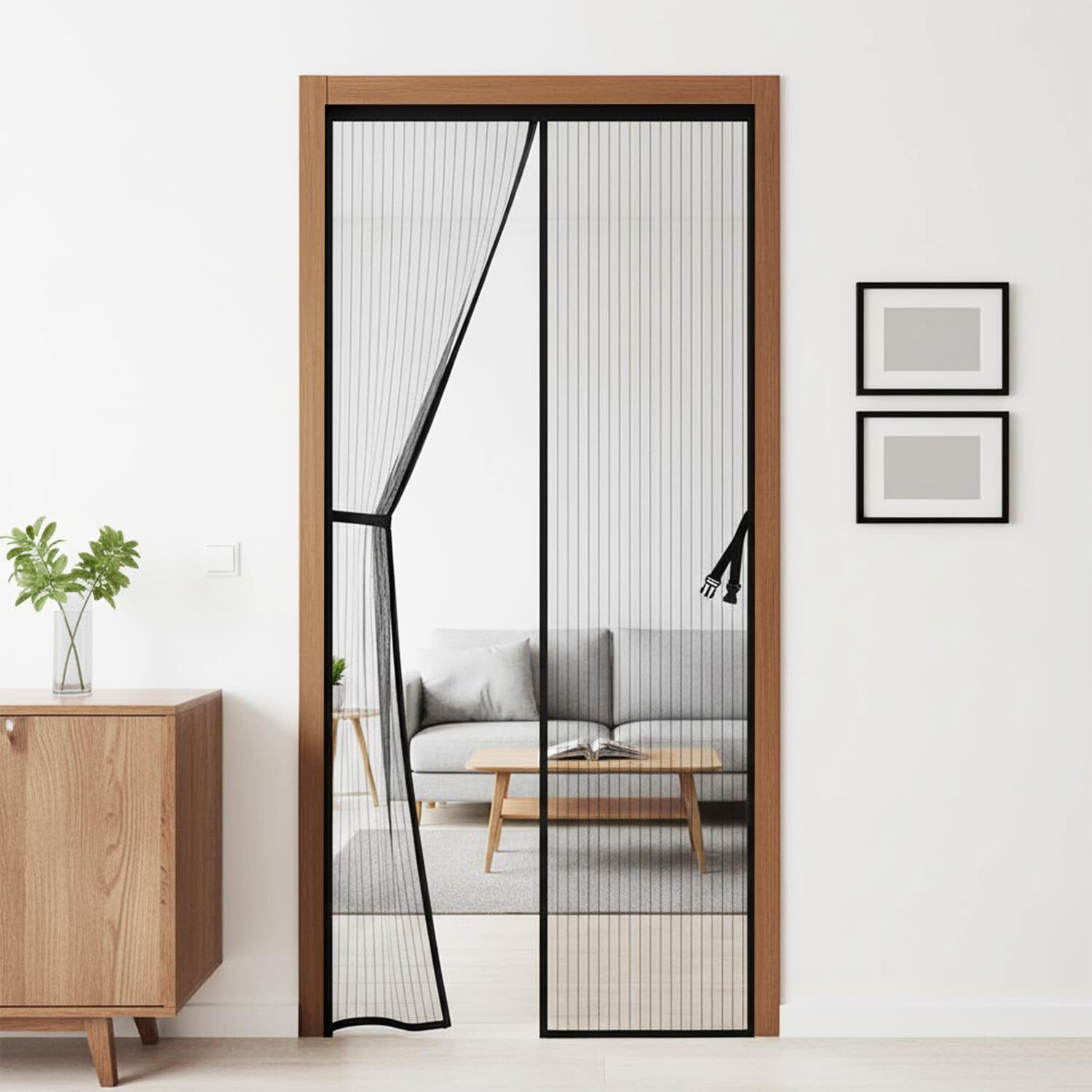 Alex Holmes Premium Mesh Door Curtain Polyester Washable Kids Mosquito Net-image-9