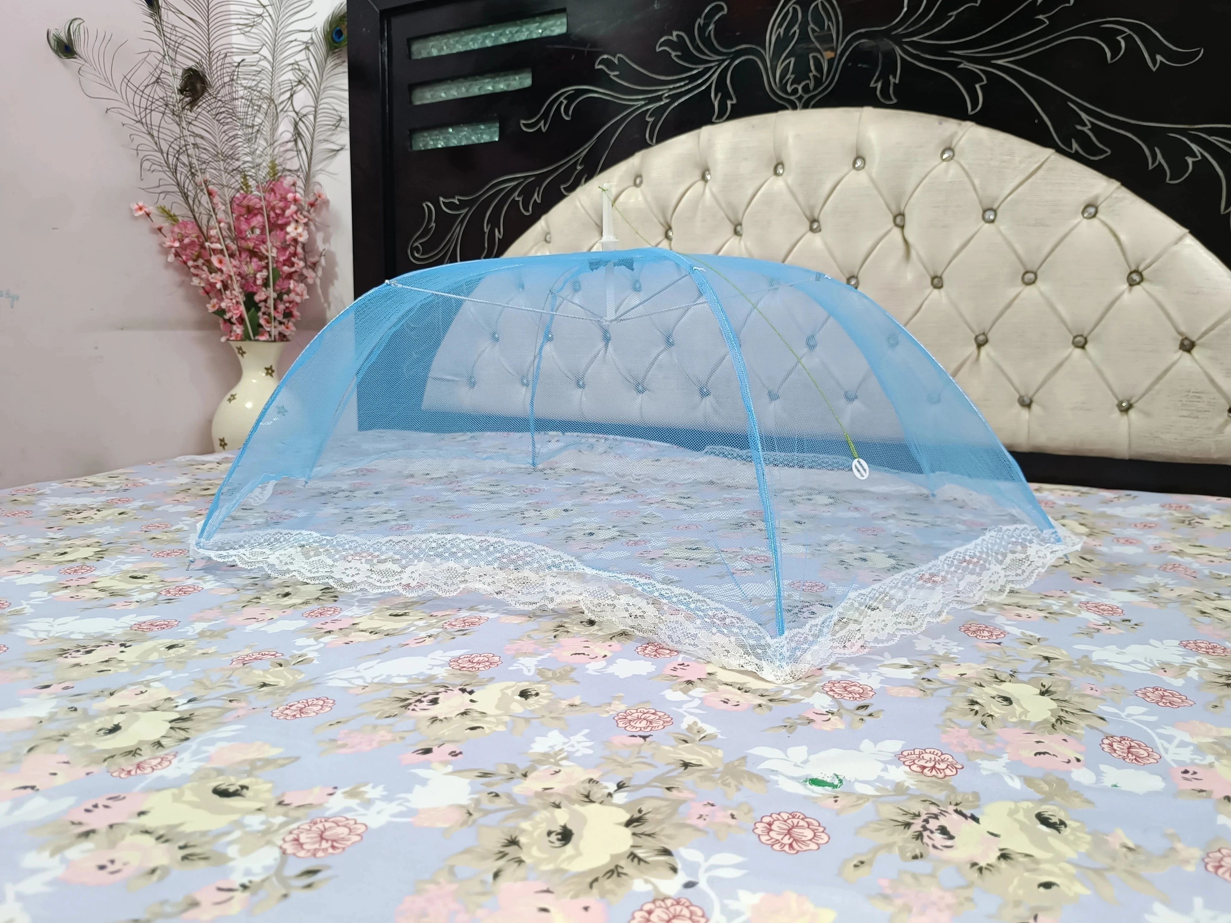 HDPE - High Density Poly Ethylene Infants Washable Baby Mosquito Net (Multicolor) Mosquito Net-image-30