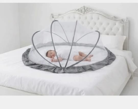 an enterpriises Baby crib white and grey mosquito net HDPE - High Density Poly Ethylene Washable Kids Mosquito Net-picture-19