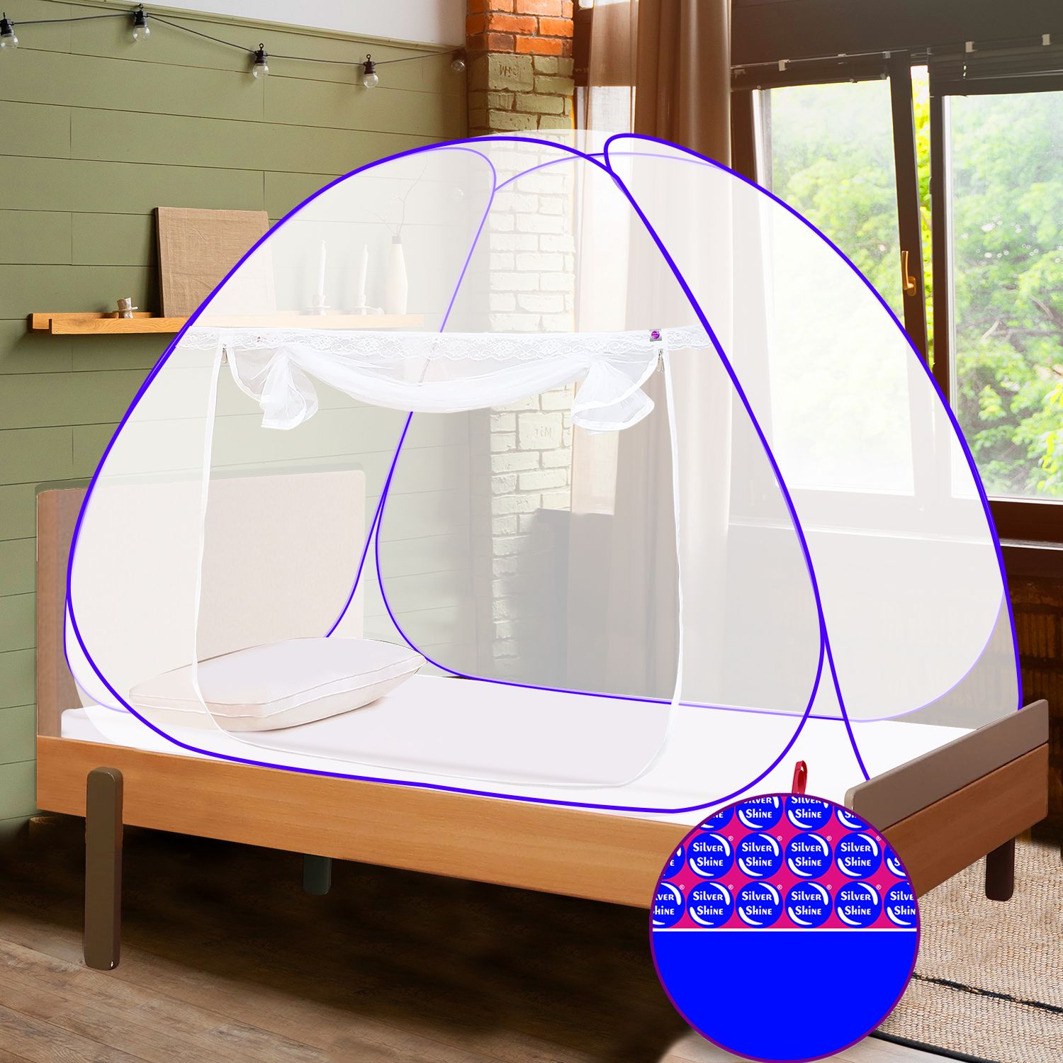 Foldable Single Bed Polyester Washable Adults Mosquito Net-image-38