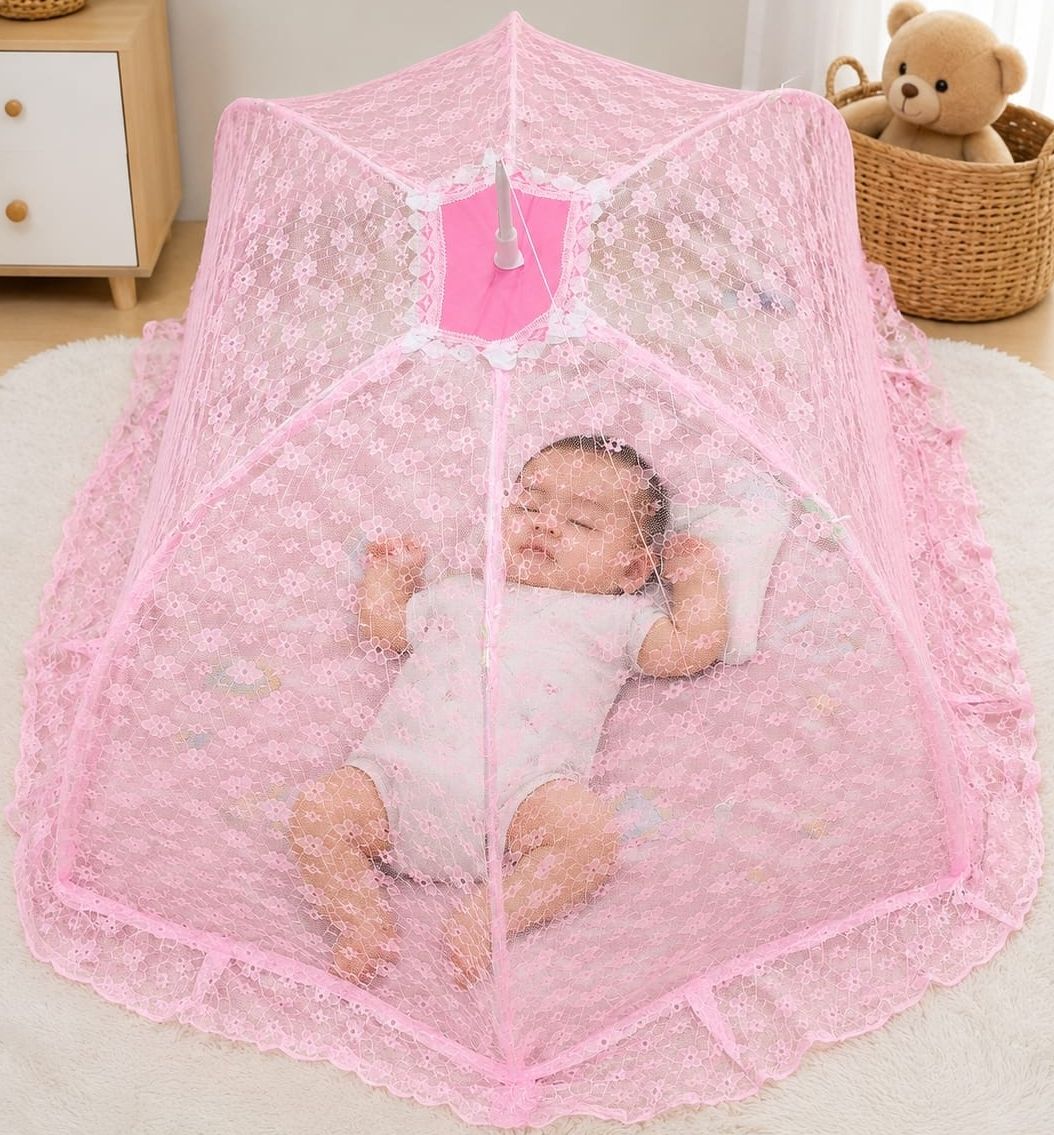 new stylehub Style hub baby pink 6 shikh baby mosquito net 034 Cotton Washable Kids Mosquito Net-picture-11