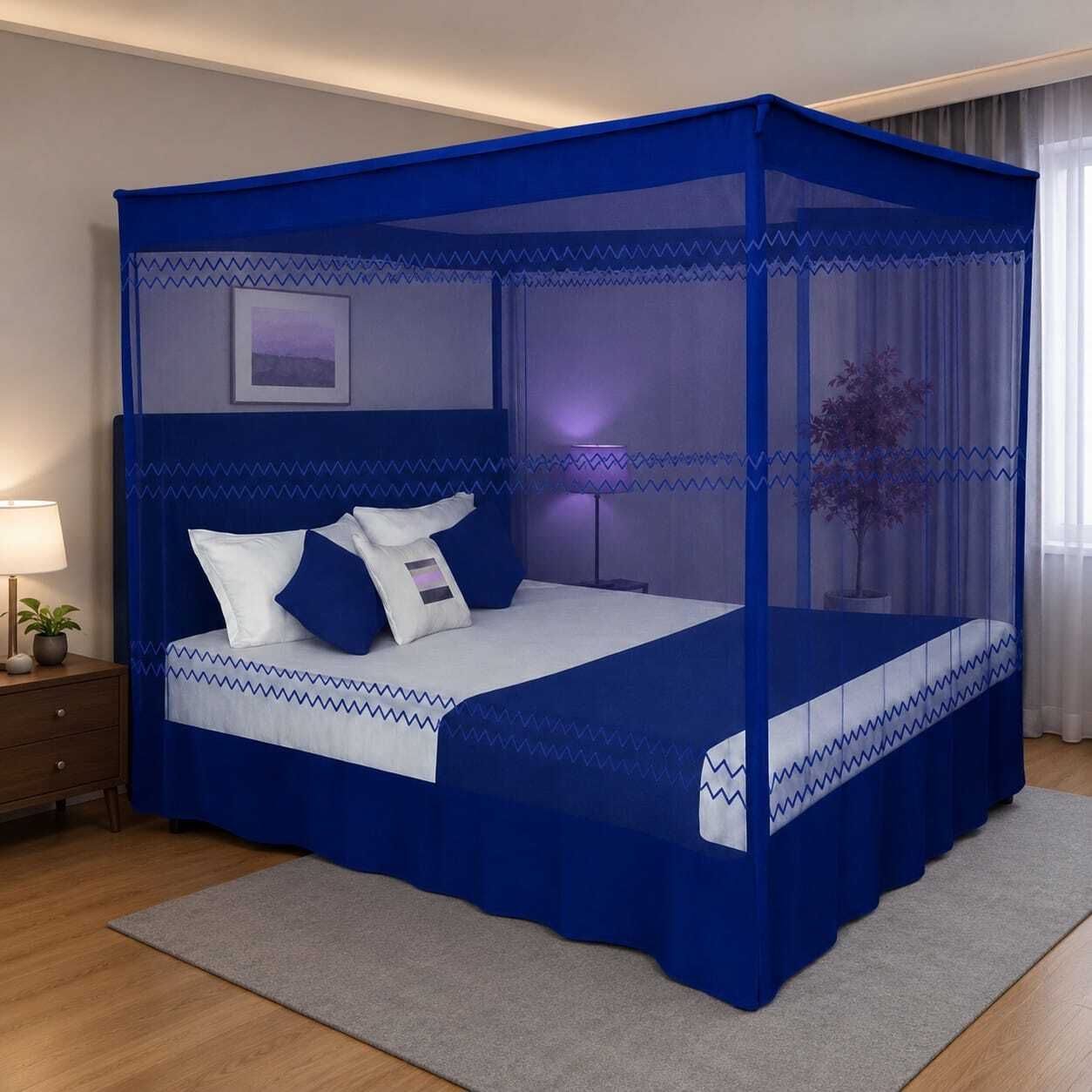 This best quality mosquito net machhardani masari double bed single bed 2 size Polyester Washable Adults Mosquito Net-image-49