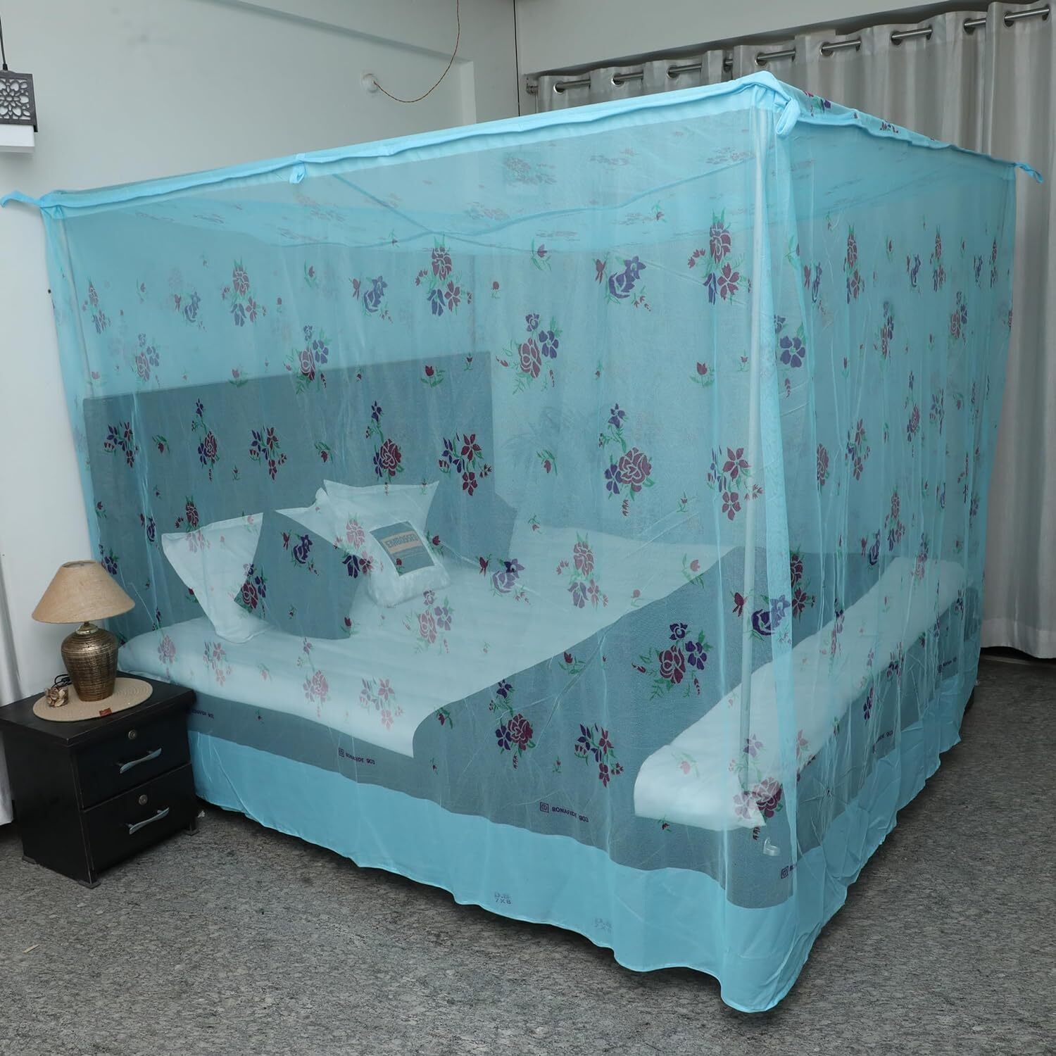 fabricnet FBRNET-net01 HDPE - High Density Poly Ethylene Washable Adults Mosquito Net-picture-14