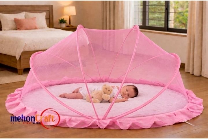 Baby crib mos.net HDPE - High Density Poly Ethylene Washable Kids Mosquito Net-image-26