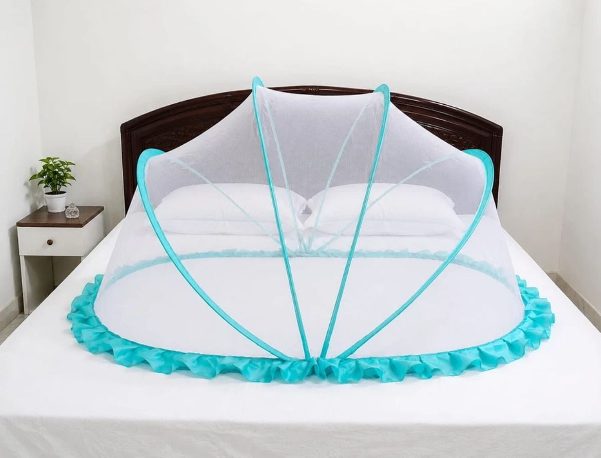 Baby Crib Gree Mosquito Net HDPE - High Density Poly Ethylene Washable Kids Mosquito Net-image-42