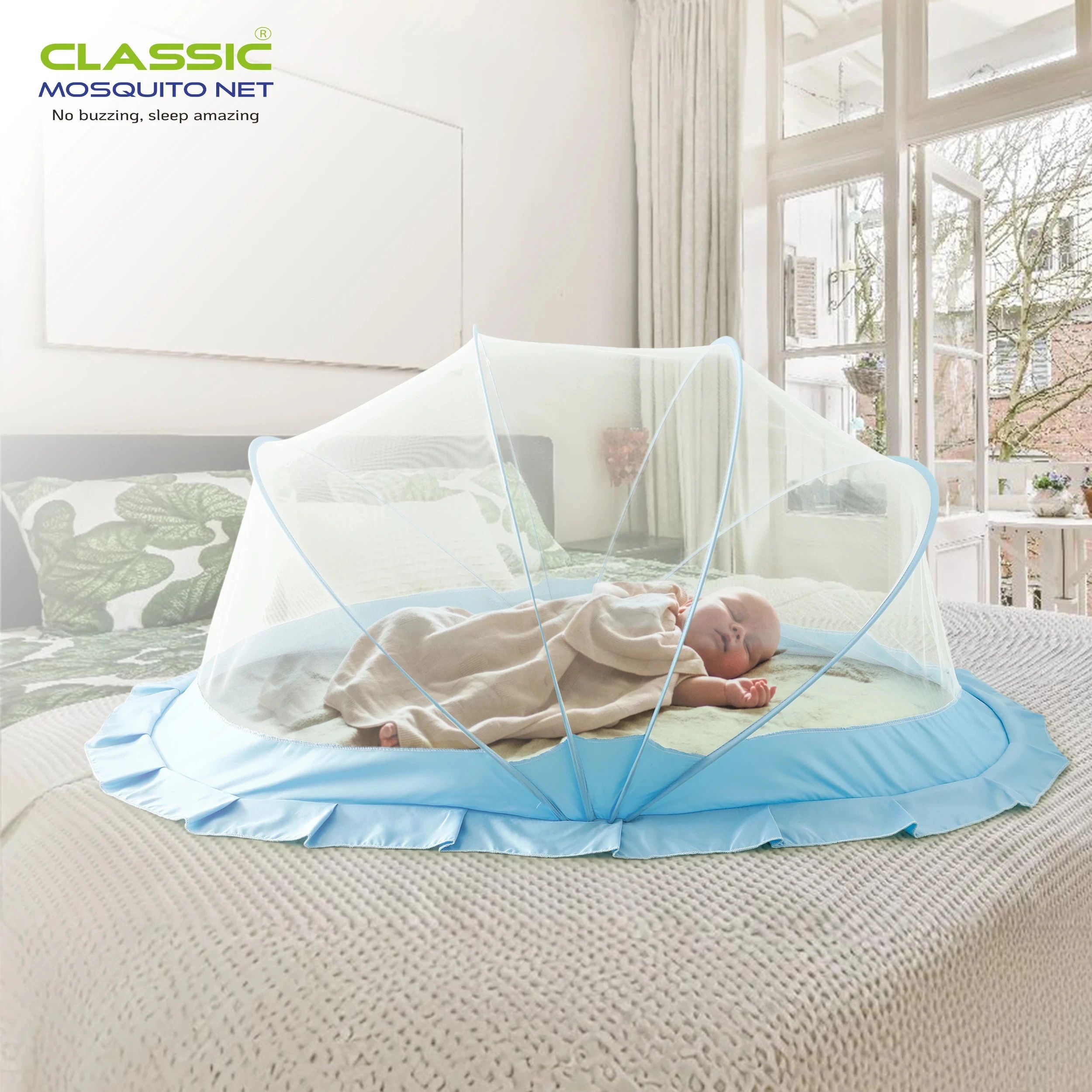 Polyester Kids Washable Baby Bed Set Mosquito Net-image-36