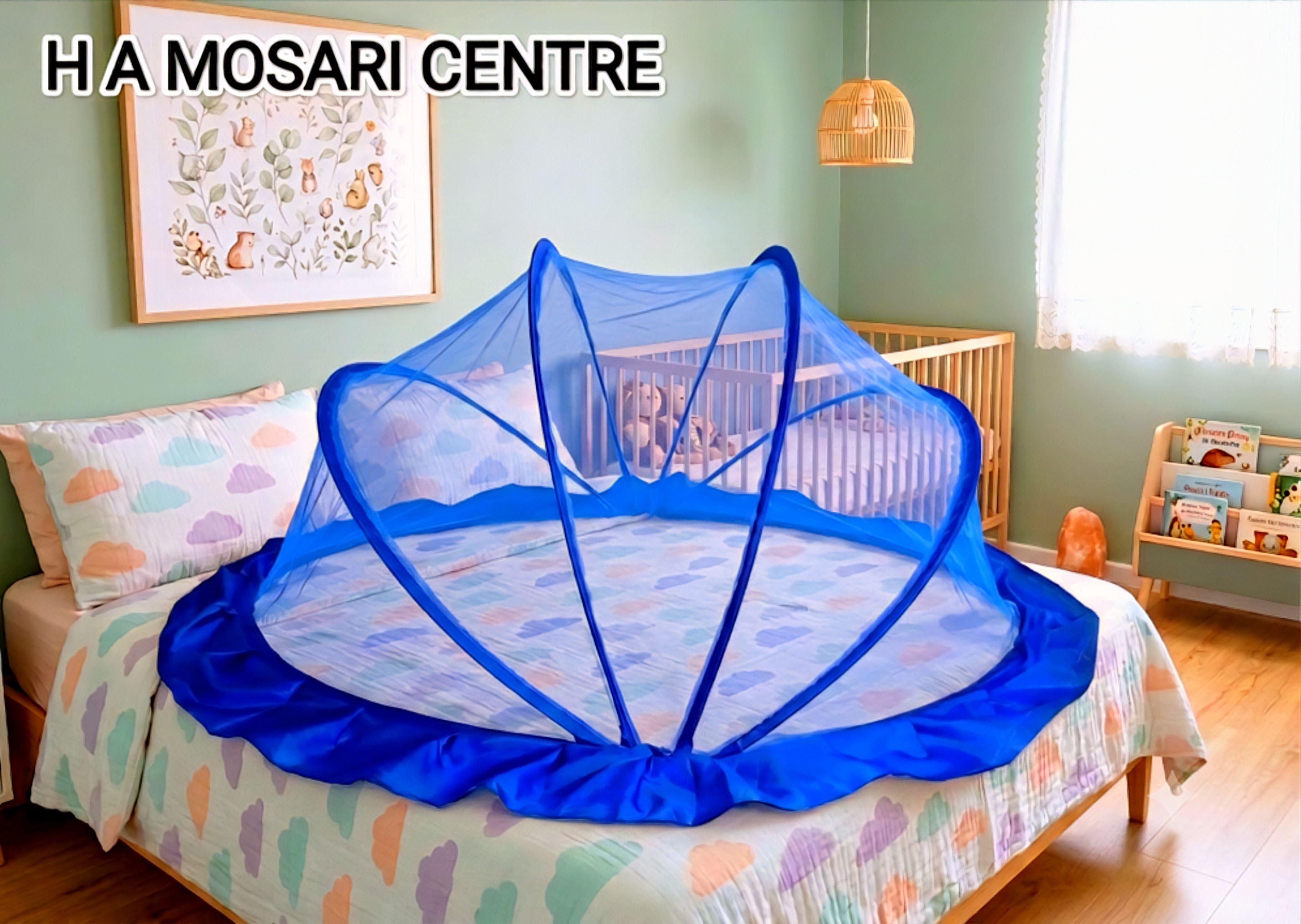 New Baby Folding Mosquito net for 0-24 months baby's HDPE - High Density Poly Ethylene Washable Kids Mosquito Net-image-13