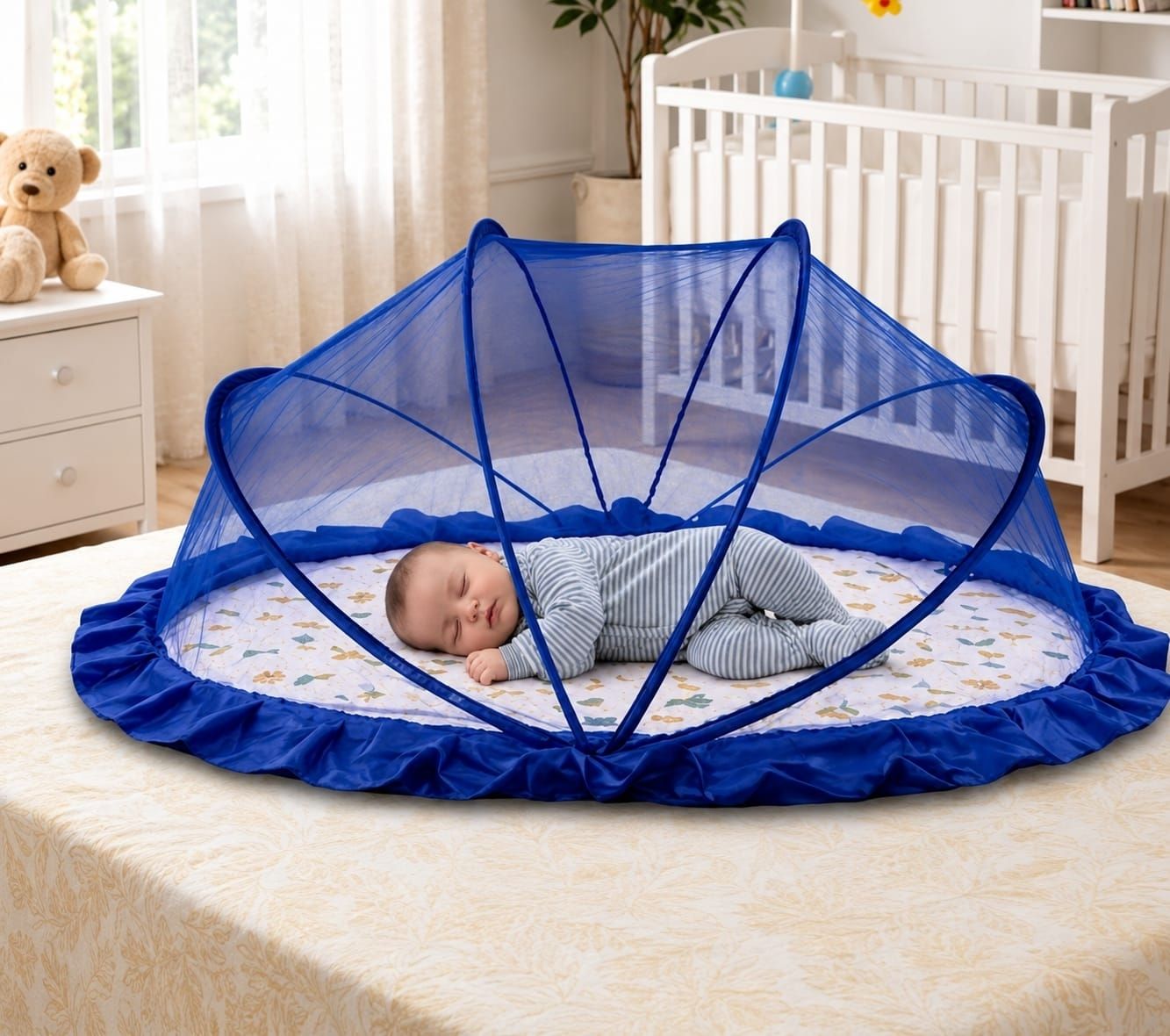 aansariq AANSARIQ_BABY_MOSQUITO HDPE - High Density Poly Ethylene Washable Kids Mosquito Net-picture-44