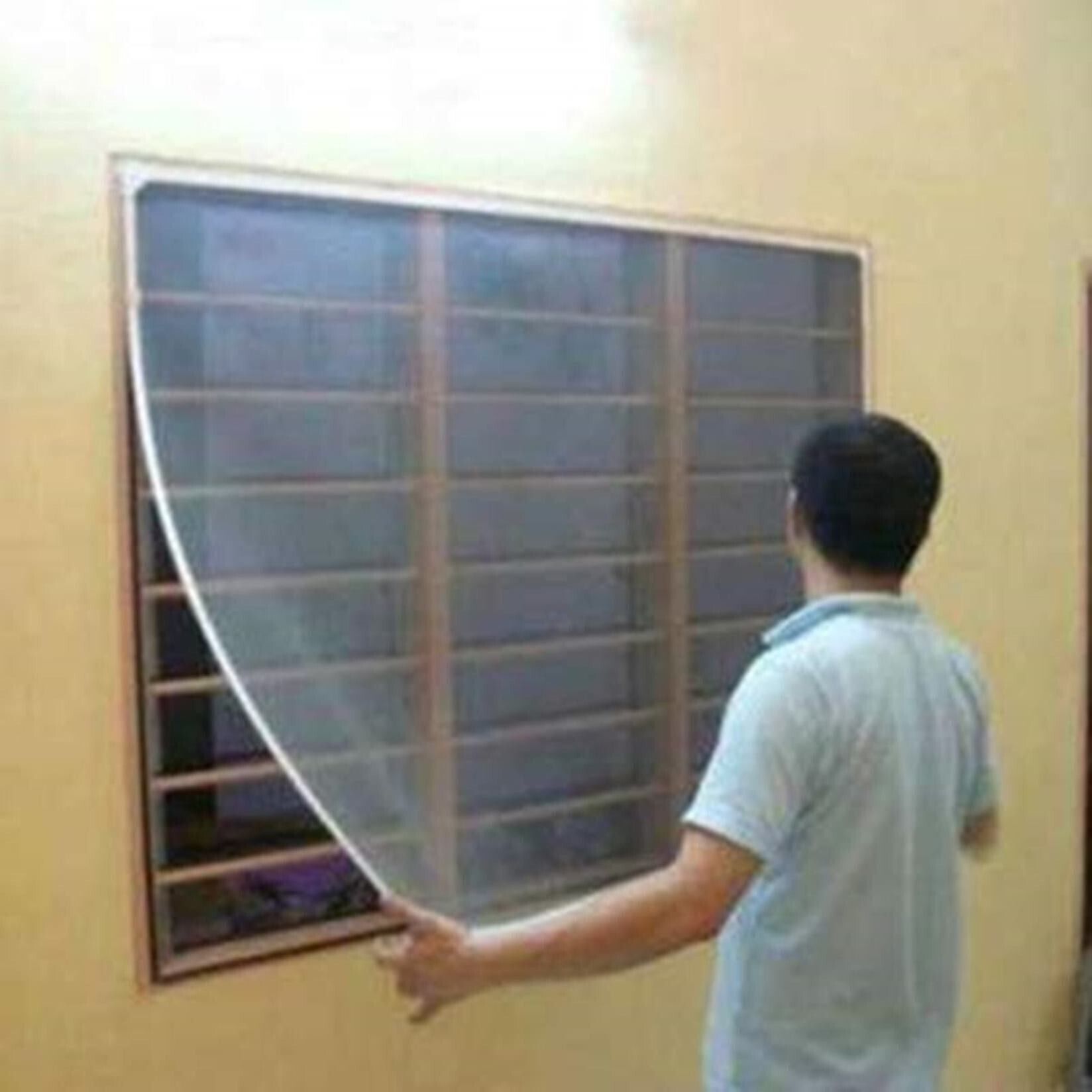 120 GSM (4*6 ft) Mosquito Net for Windows and Doors Polyester Washable Adults Mosquito Net-image-43