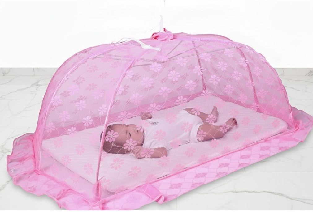Umbrella Mosquito Net for New Born Baby Safe Sleep. protection from mosquito Nylon Washable Kids Mosquito Net-image-38