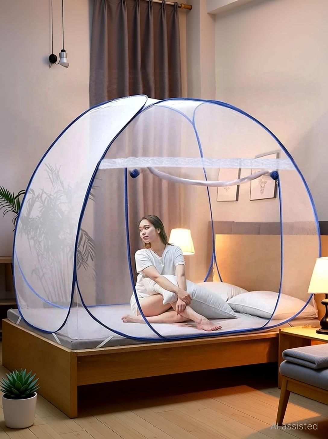 houseofcommon SIF_MQ_66 Polyester Washable Adults Mosquito Net-picture-22