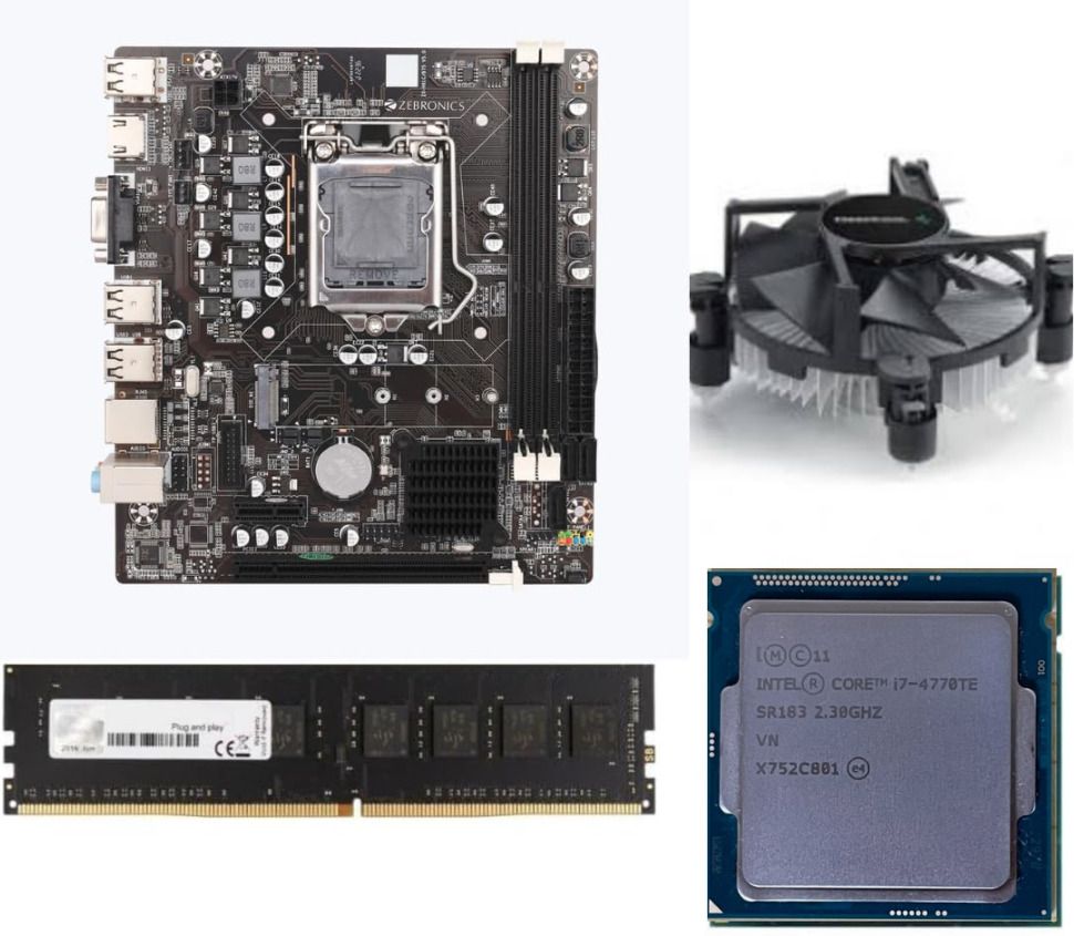 ZEBRONICS H81-i7-4th-8gb Pfan-combo LGA 1155Socket ATX Intel H81 Express Chipset DDR3 Motherboard for Desktop-image-15
