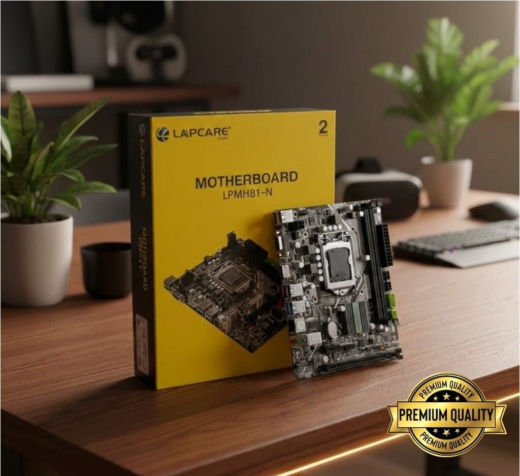 LAPCARE LPMH81-N LGA 1150Socket ATX Intel H81 Express Chipset DDR3 Motherboard for Desktop