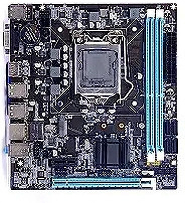EVM EVMH61-DDR3 WITH NVME PORT LGA 1155Socket Micro-ATX Intel H61 Express Chipset DDR3 Motherboard for Desktop image 1