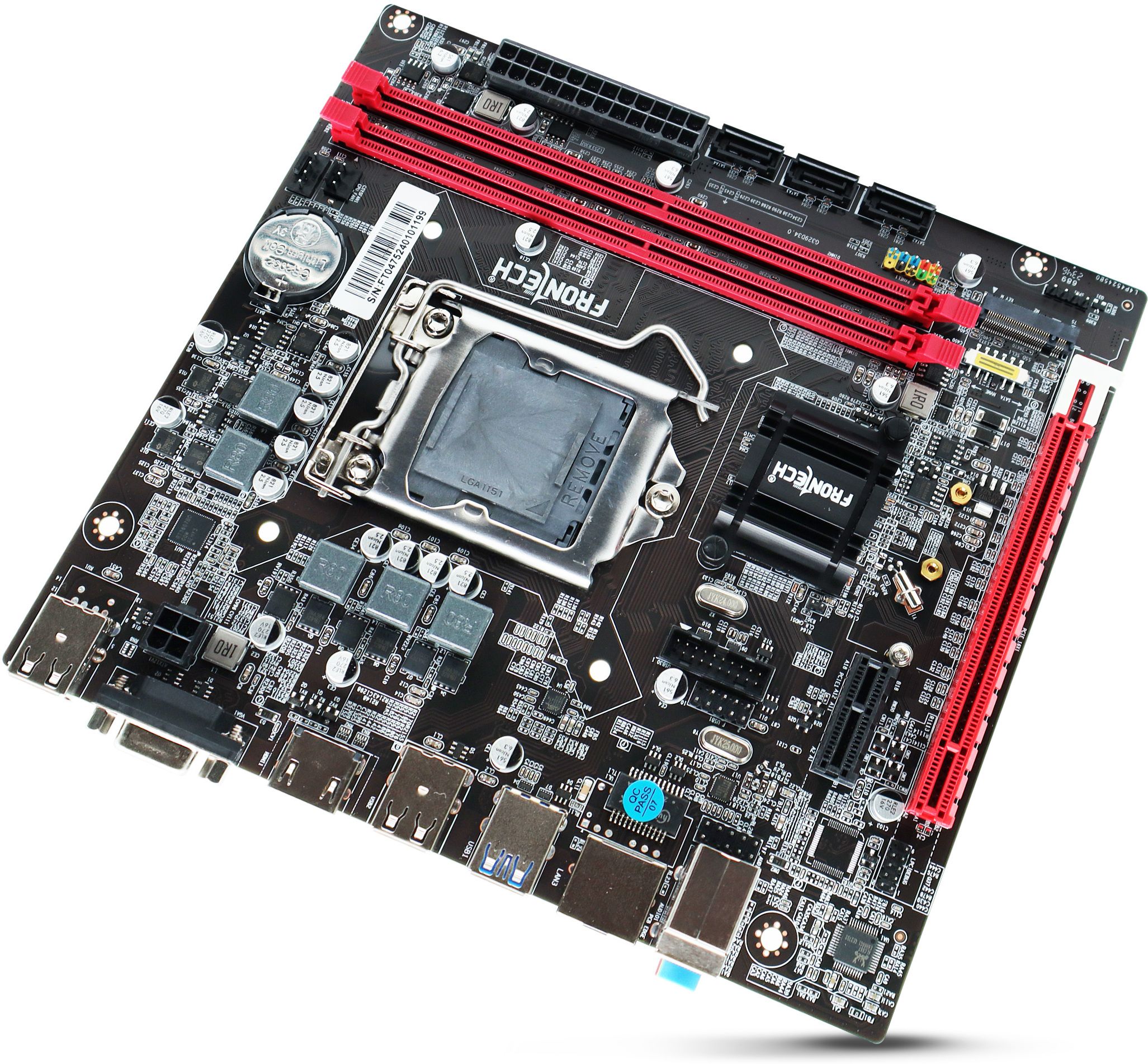 Frontech H110 Motherboard, 32GB, HDMI/VGA, USB 3.0, M.2 NVMe,6th–9th Gen Intel LGA 1155Socket ATX Intel H110 Chipset DDR4 Motherboard for Desktop-image-32