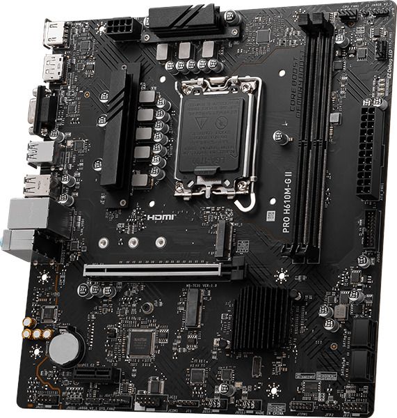 MSI PRO H610M-G WIFI BT ddr5 AM4Socket Micro-ATX Intel H610 Chipset DDR5 Motherboard for Desktop-image-12