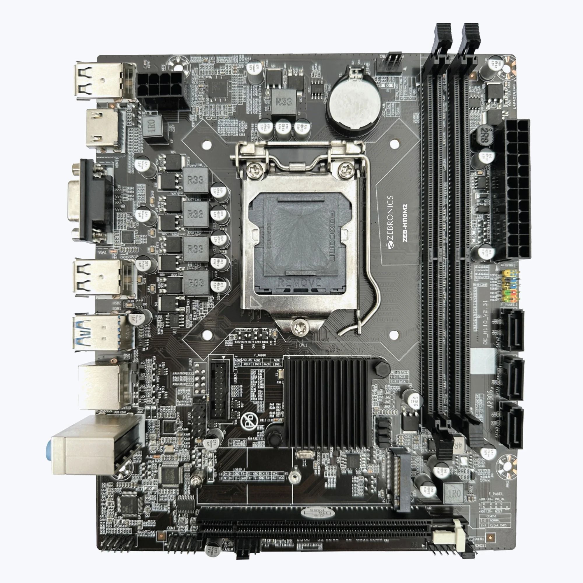 ZBRO Zeb H61M2 - LGA 1155 Socket LGA 1155Socket Micro-ATX Intel H61 Chipset DDR3 Motherboard for Desktop