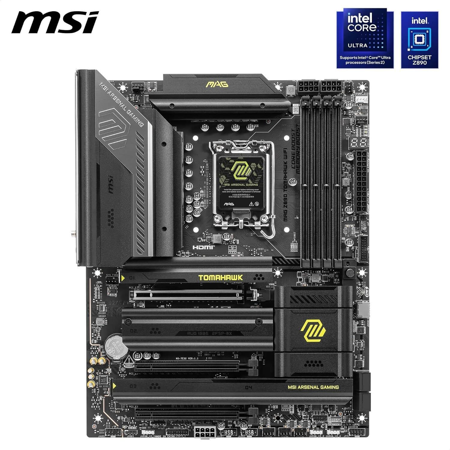 MSI MAG Z890 Tomahawk WiFi LGA 1851Socket ATX Intel Z890 Chipset DDR5 Motherboard for Desktop-image-21