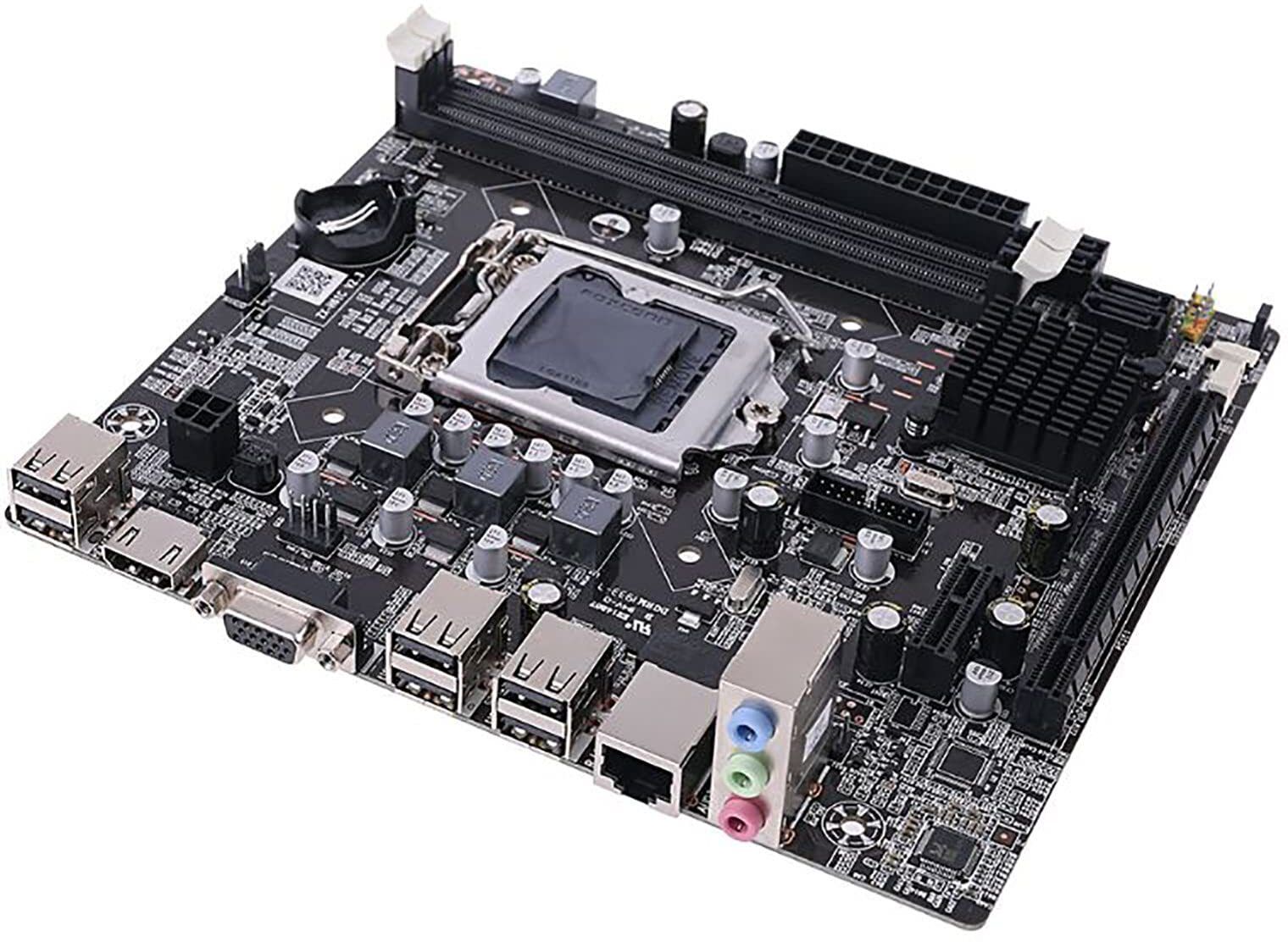 ZEBRONICS zeb h61 Nvme LGA 1155Socket Micro-ATX Intel H61 Chipset DDR3 Motherboard for Desktop