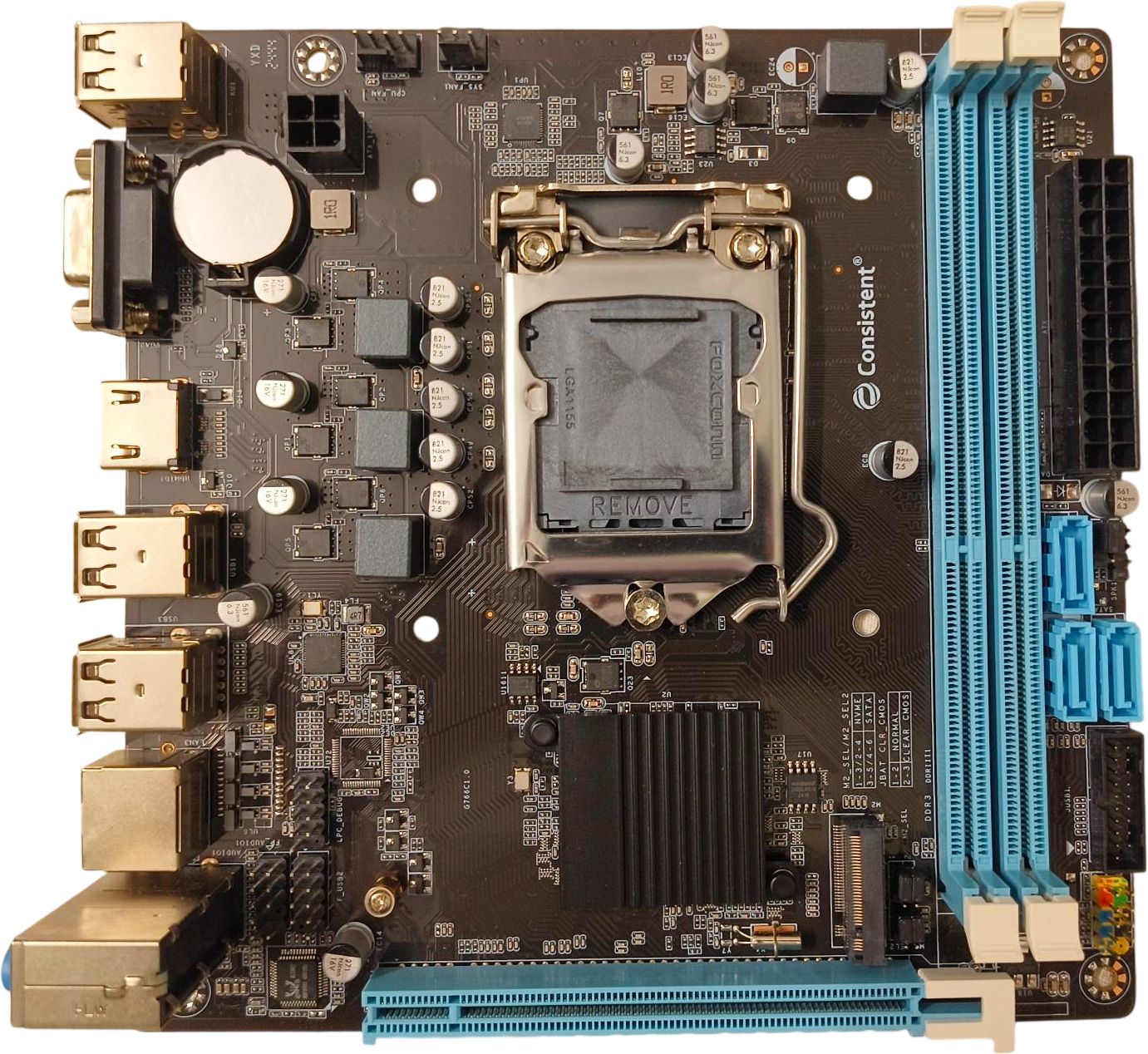 refurbished CMB H61 LGA 1155Socket Micro-ATX Intel H61 Express Chipset DDR3 Motherboard for Desktop-image-8
