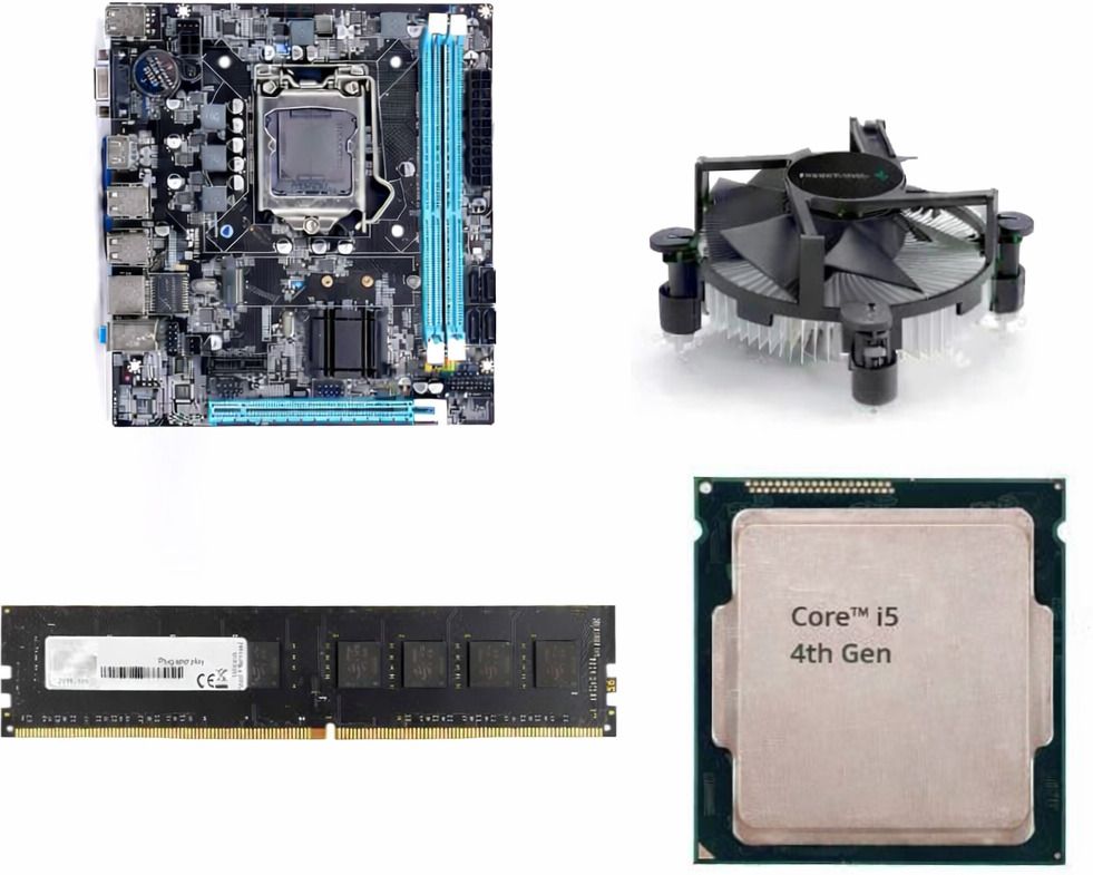 CPU WALA H81 Motherboard Combo Kit i5 4th Gen upto 3.40 GHz Pro 16GB DDR3 RAM and Fan LGA 1150Socket Micro-ATX Intel H81 Express Chipset DDR3 Motherboard for Desktop-image-27