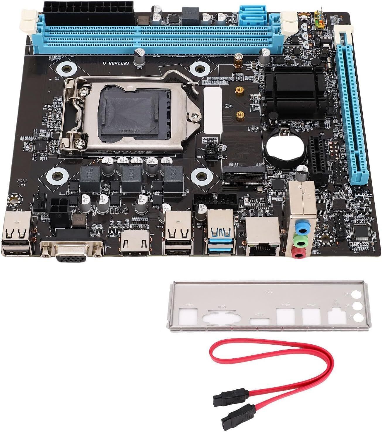 Aniket IT Solutions H310 MOTHER BOARD LGA 1155Socket ATX Intel H81 Express Chipset DDR3 Motherboard for Desktop-image-22