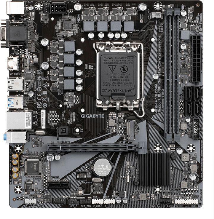 JUSTECH H610M H V2 GIGA-BYTE DDR4 Intel®H610 Chipset LGA 1700Socket Micro-ATX LGA 1700Socket Micro-ATX Intel H610 Chipset DDR4 Motherboard for Desktop-image-25