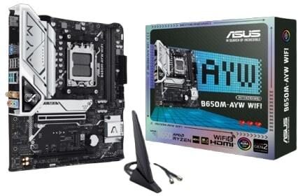 ASUS B650M-AYW AM5Socket Micro-ATX AMD B650 Chipset DDR5 Motherboard for Desktop-image-46