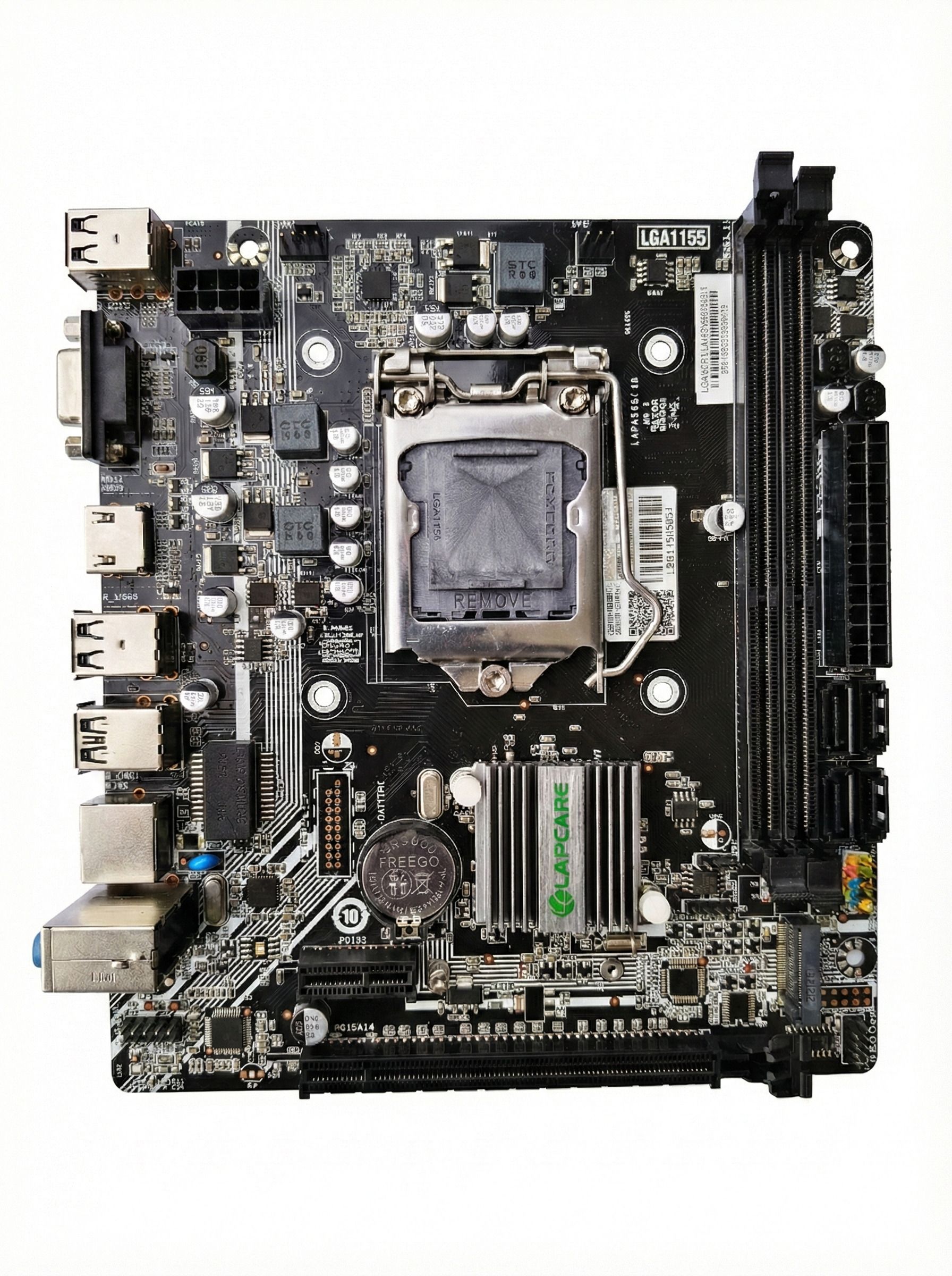 LAPCARE H61 NVME-USB 3.0 LGA 1155Socket Micro-ATX Intel H61 Chipset DDR3 Motherboard for Desktop