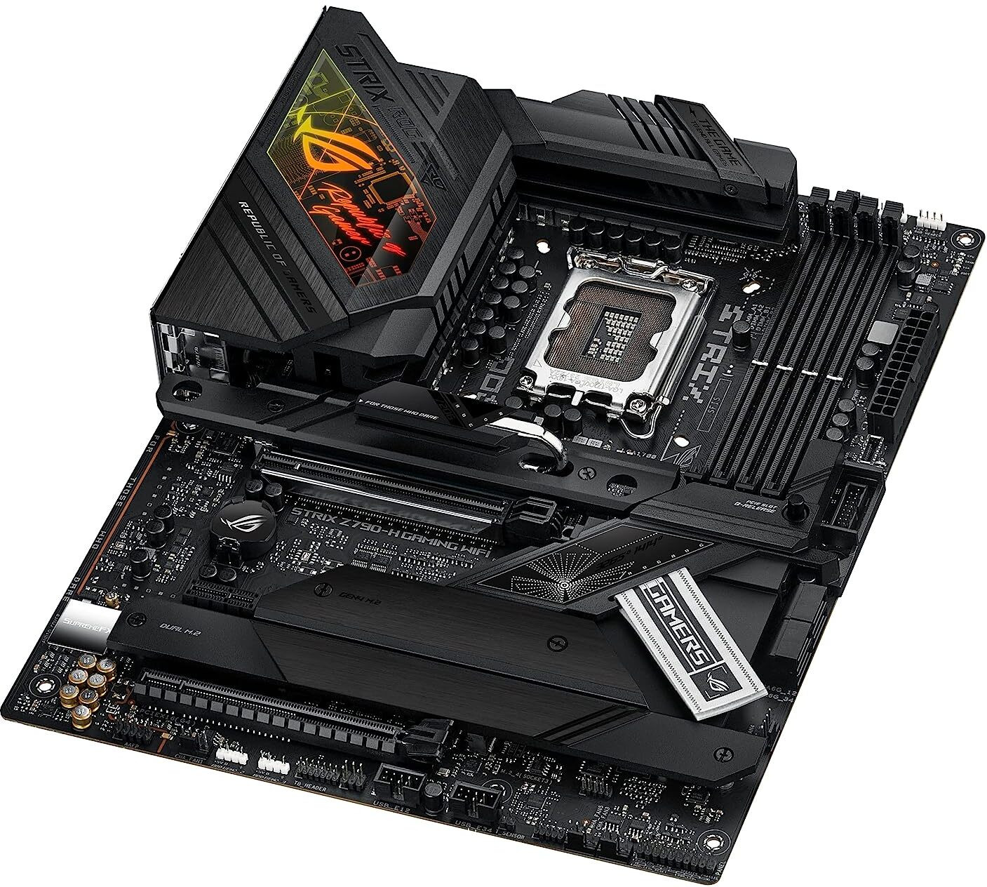 ASUS ?ROG STRIX Z790-H GAMING WIFI LGA 1700Socket ATX Intel Z790 Chipset DDR5 Motherboard for Desktop image 1