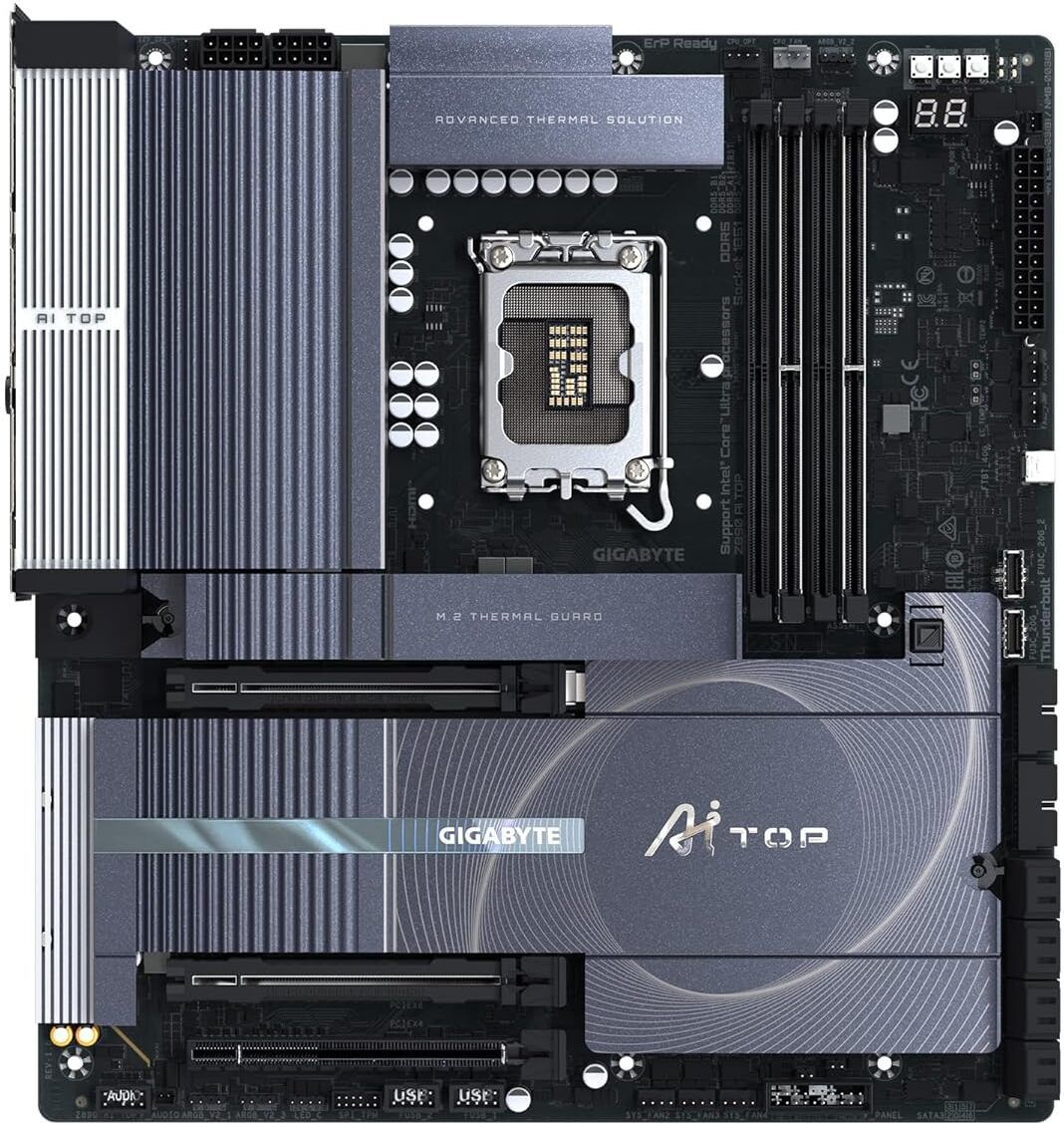 GIGABYTE Z890 AI TOP LGA1851 RL-ILMSocket EATX Intel Z890 Chipset DDR5 Motherboard for Desktop-image-10