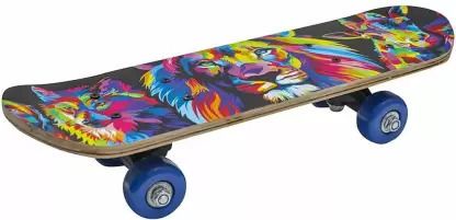 Lion Arts Handheld Skateboard 24" Light Flashing 4 Wheels Skate Boards Motorized Skateboard-image-1