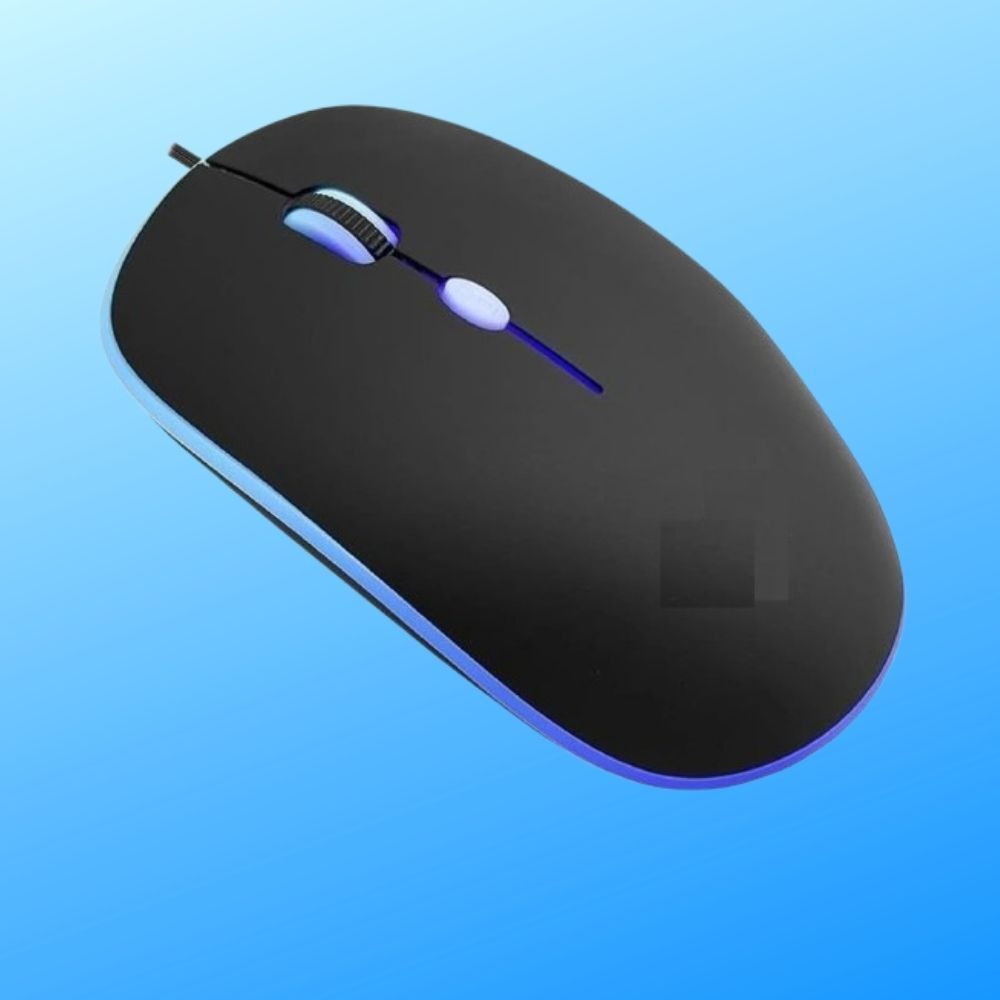 MAKMONI Computer Mouse Wired, Silent USB Mouse - Slim & Compact USB Mouse MB43 Wired Right Handed Optical Gaming Mouse-image-21