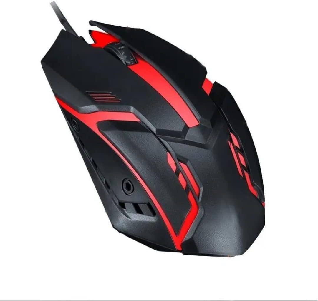 JAMUS GAMING MOUSE WIRED FOR COMPUTER 7 LED COLOURS Wired Ambidextrous Optical Gaming Mouse image 1