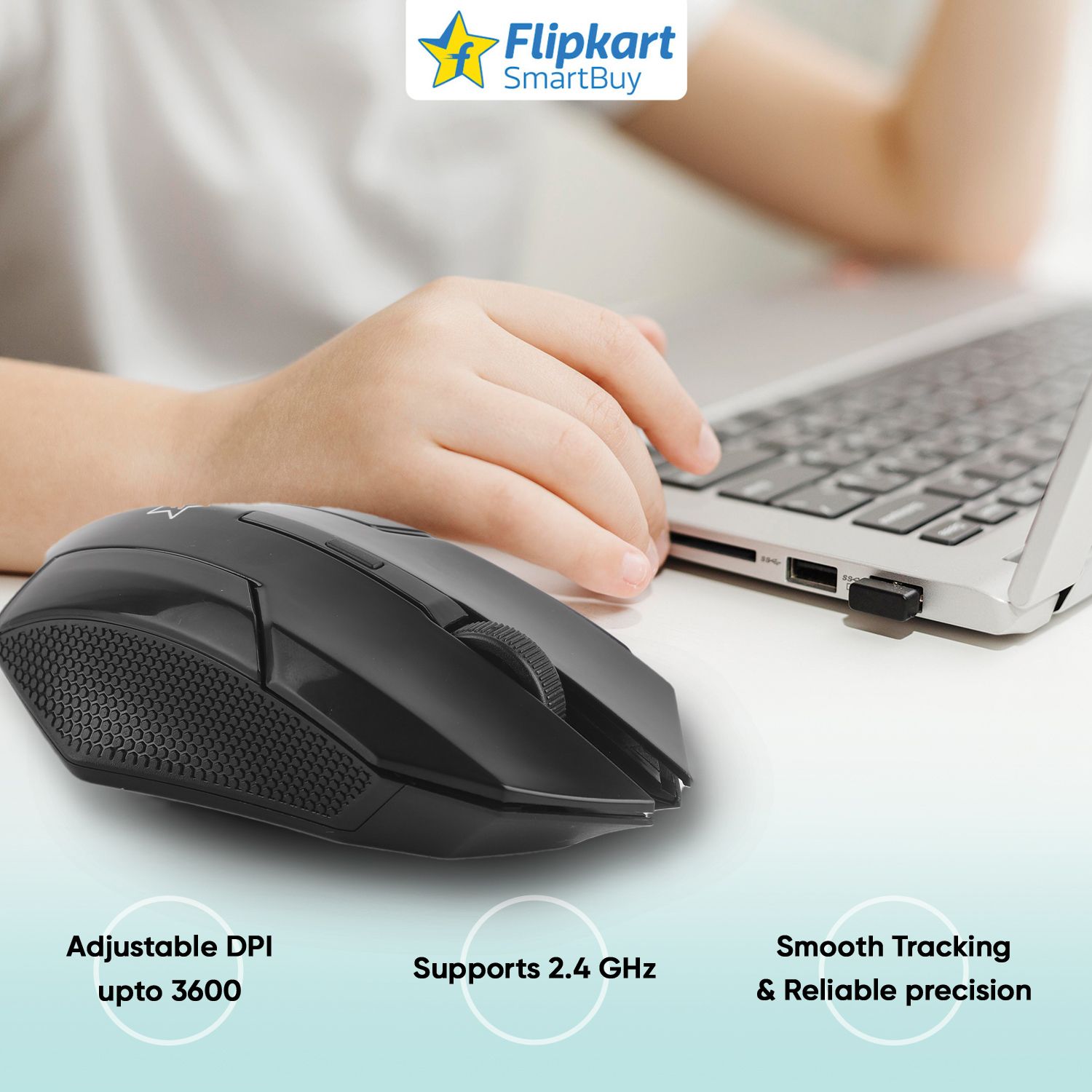 Flipkart SmartBuy YH1053GG Ambidextrous Optical Mouse-picture-10