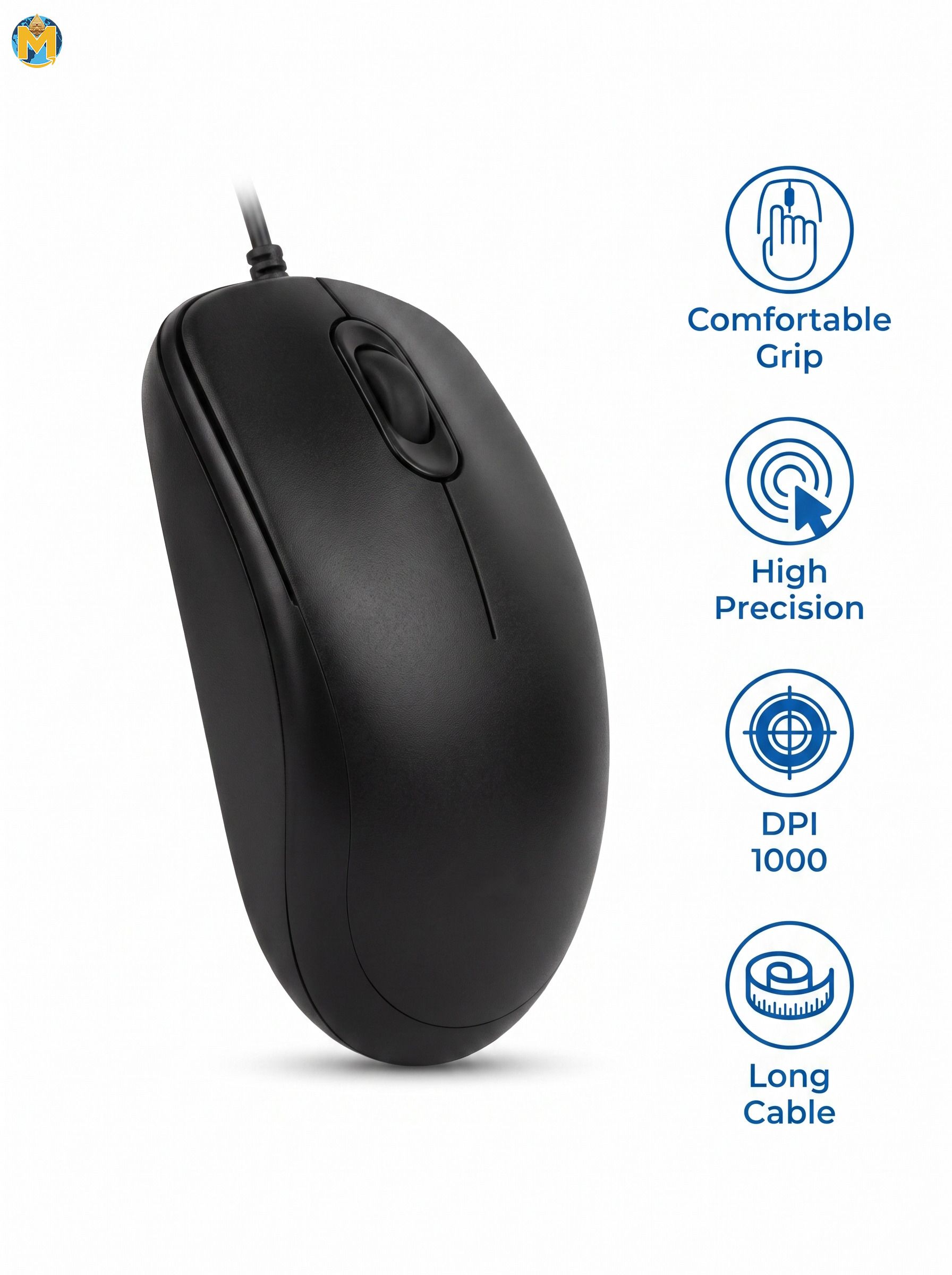MES PRODOT COMFY Wired Right Handed Optical Mouse-picture-45