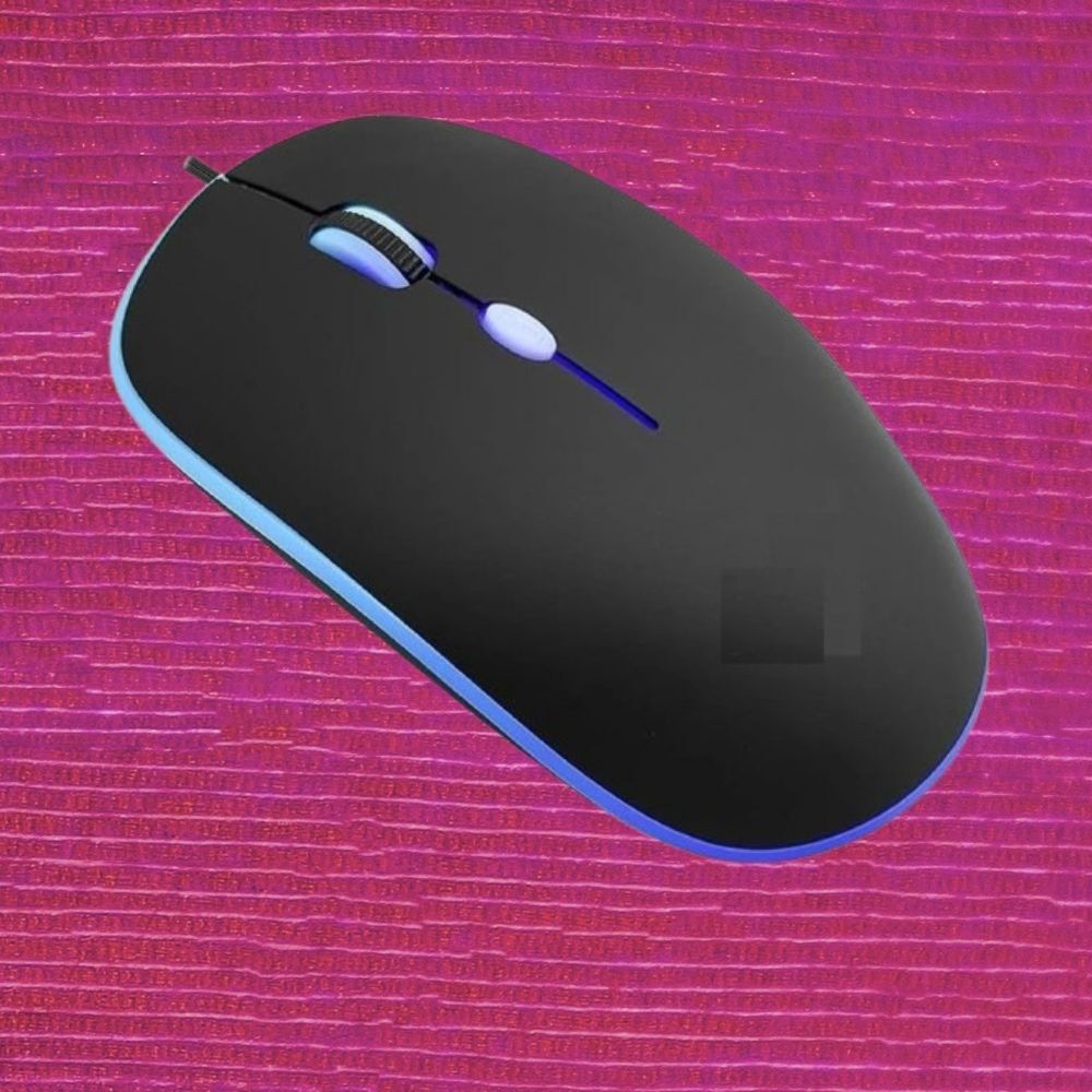 MAKMONI Computer Mouse Wired, Silent USB Mouse - Slim & Compact USB Mouse MB142 Wired Right Handed Optical Gaming Mouse-image-27