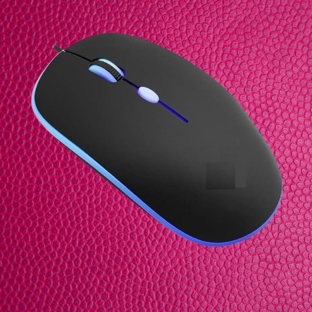 MAKMONI Computer Mouse Wired, Silent USB Mouse - Slim & Compact USB Mouse MB87 Wired Right Handed Optical Gaming Mouse-image-49