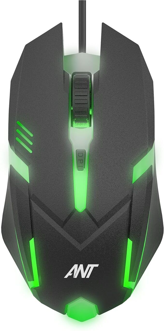 Ant GM46 RGB Lighting Wired Ergonomic Optical Gaming Mouse-picture-12