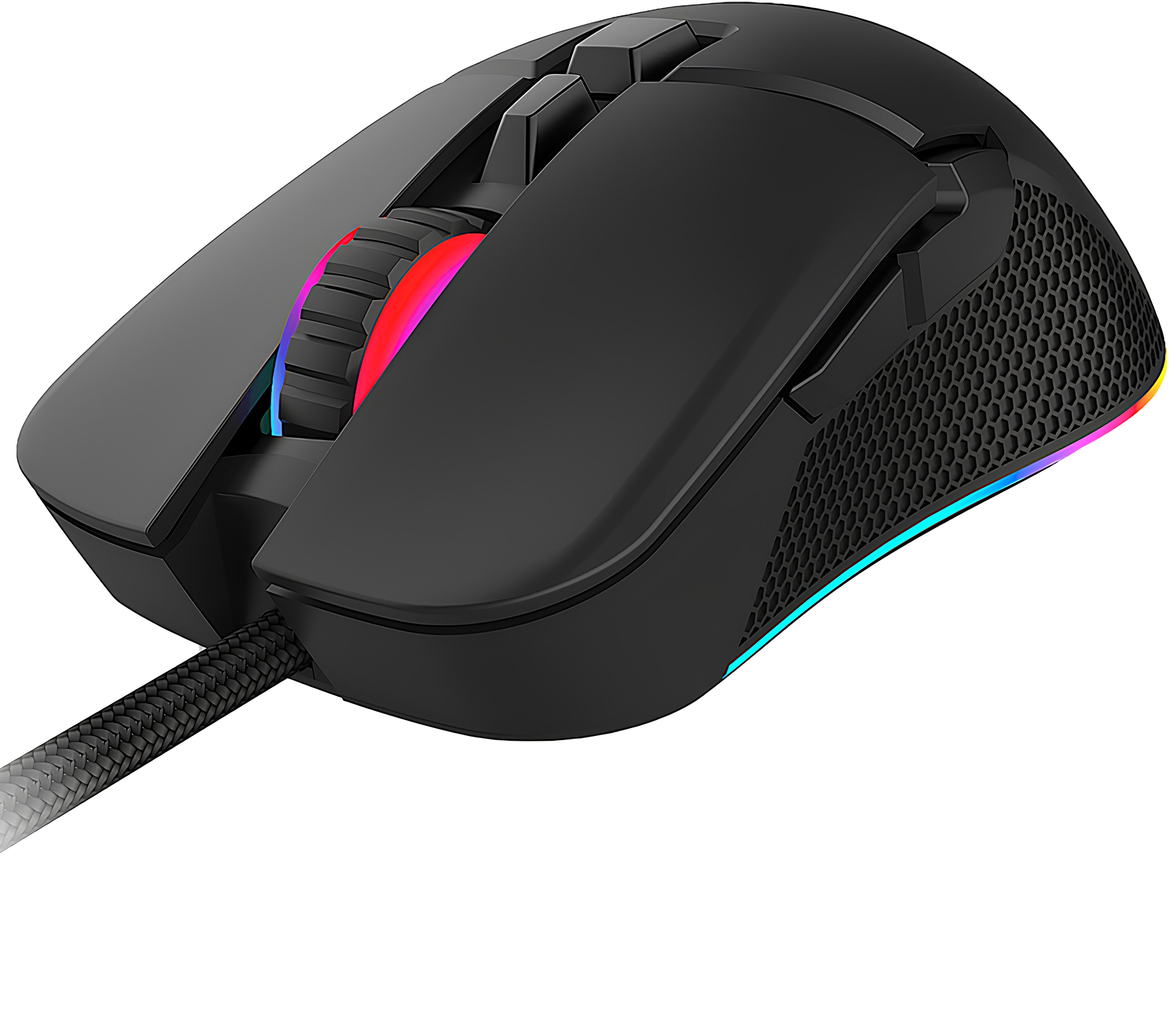 ELECTRO WOLF 7 Programmable Buttons, Customizable 6 RGB Mode, Gaming Grade Sensor, 6400 DPI Wired Ambidextrous Optical Gaming Mouse-image-33