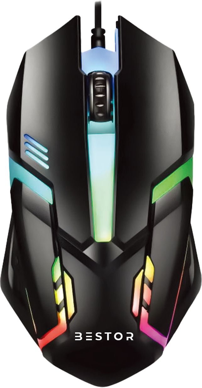 Bestor Wired Gaming Mouse with RGB Lights Wired Ergonomic Optical Gaming Mouse-image-43